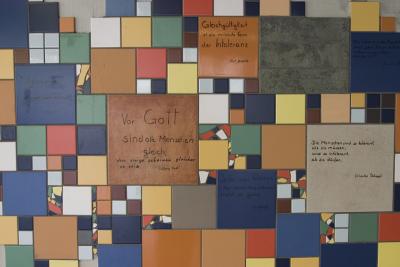 A mural wall for fundraising